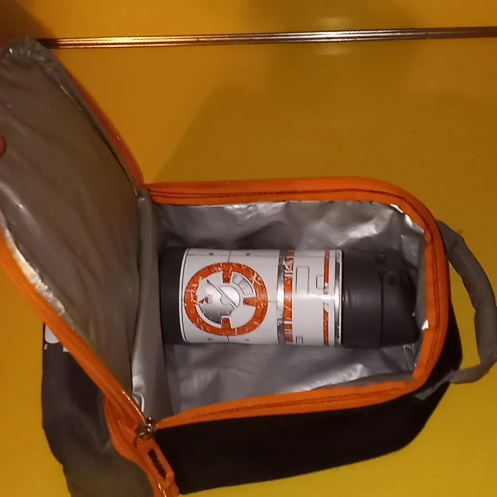 Thermos Brand Star Wars BB-8 Insulated  Lunch Bag and Water Bottle